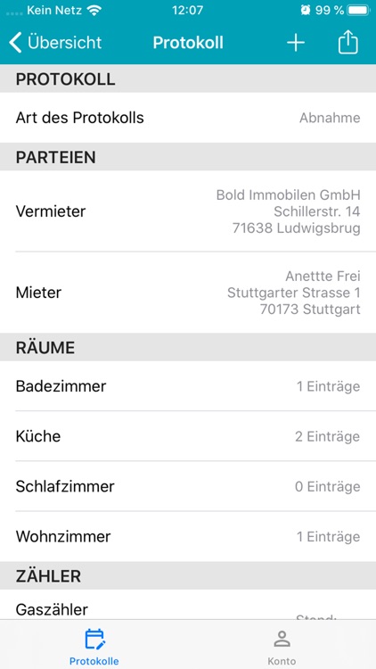 AppMobilien - Wohnungsübergabe