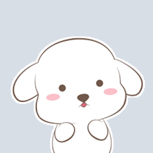 Maltese Puppy Dog Animated icon