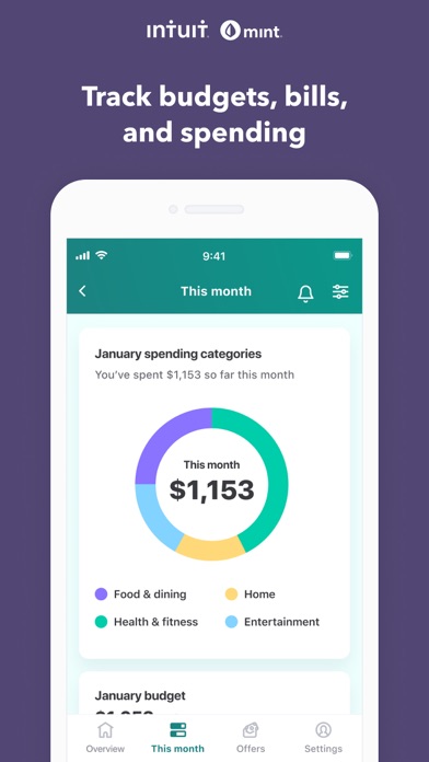 Mint: Budget Planner & Tracker Screenshot