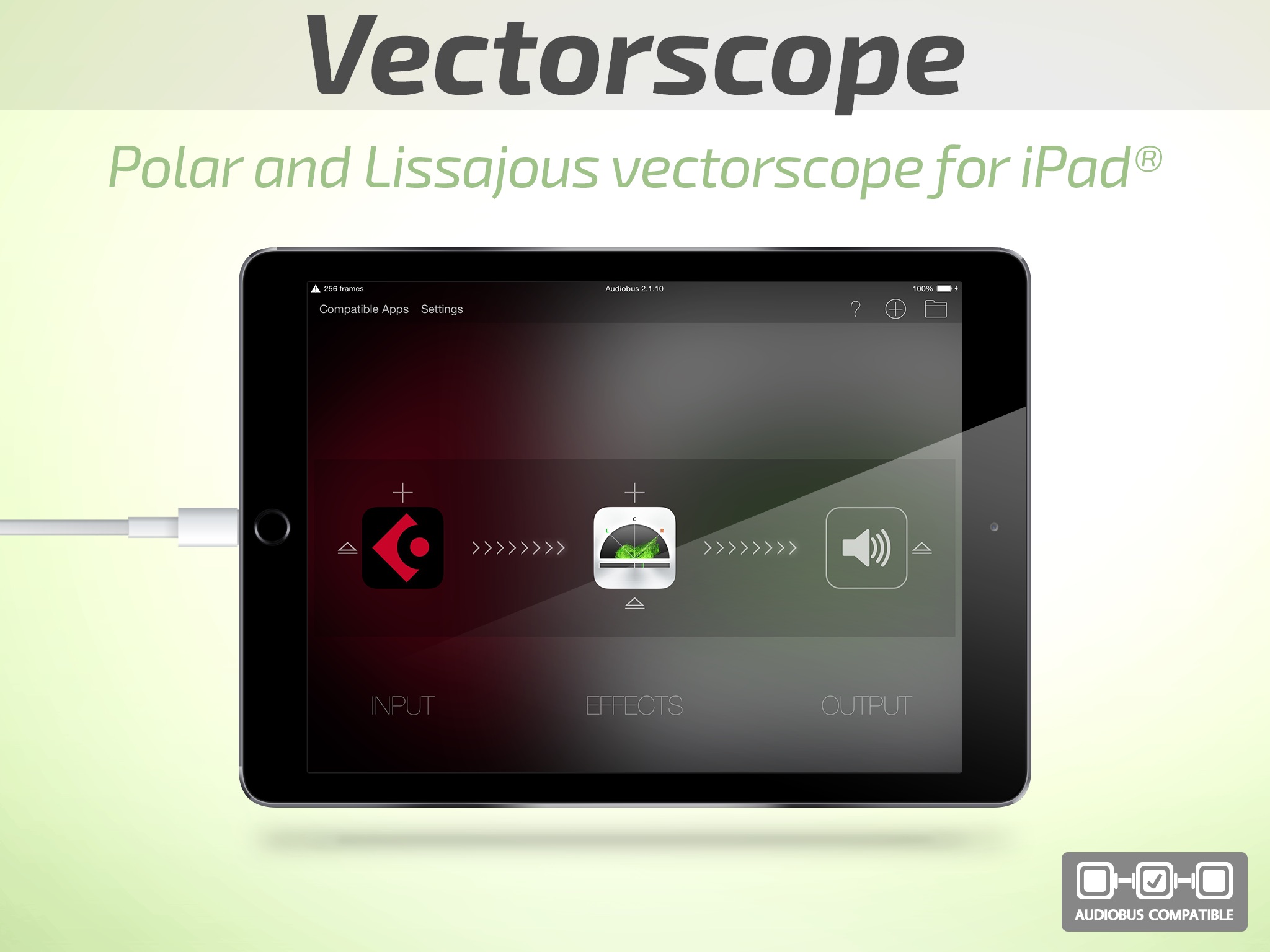 Vectorscope screenshot 3