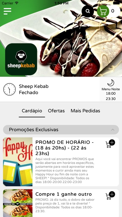 Sheep Kebab | Delivery