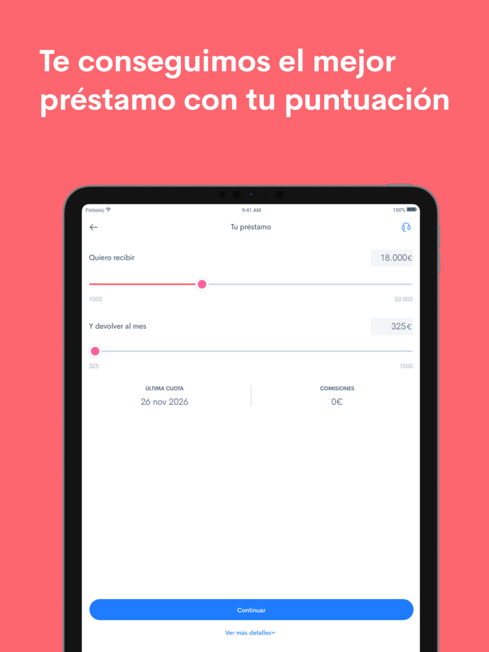 Fintonic  Ahorra y finánciate