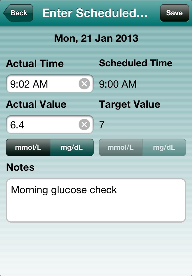 Your Diabetes Diary screenshot 3