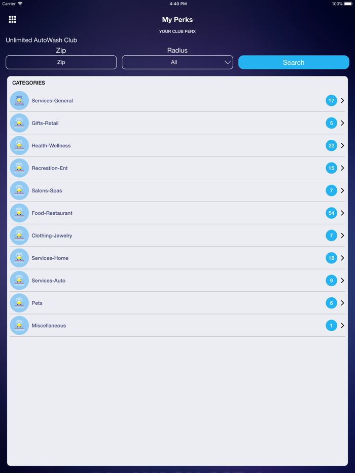 Unlimited Auto Wash Club.