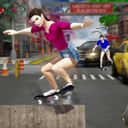 Street Skateboard Girl iOS App