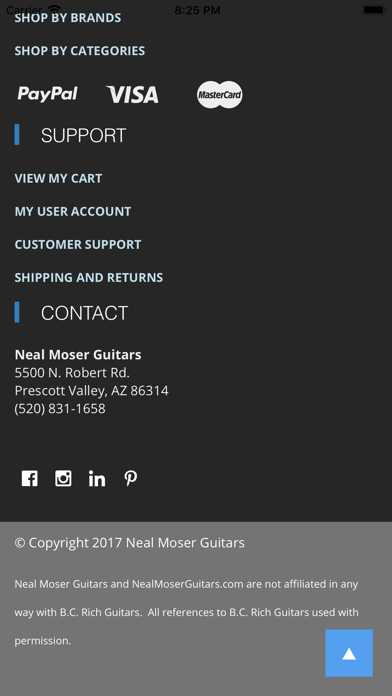 Neal Moser Guitars screenshot 4