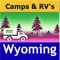 Camping spots & RV's is a simple and easy to use map to find the nearest Campsite or RV Park locations