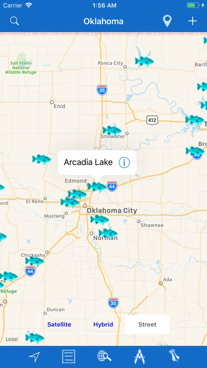 Oklahoma: Lakes & Fishes