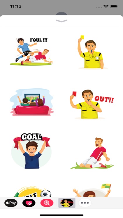 Soccer Football Stickers 2018