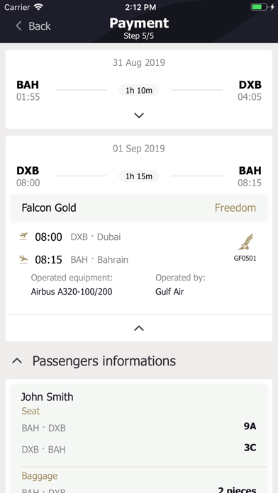 Gulf Air screenshot 4