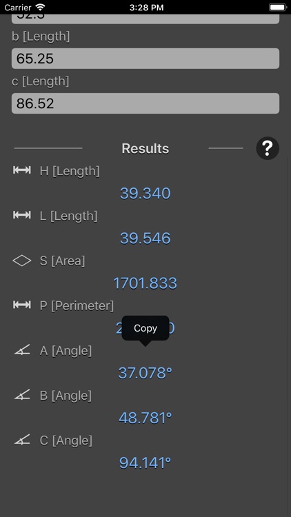 Triangle Calculator Plus screenshot-5