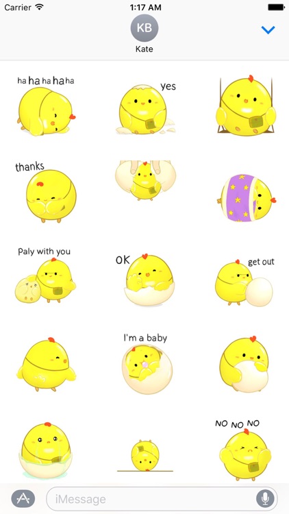 Lucy the Chick Stickers