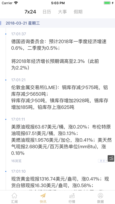 汇通黄金 -专业黄金资讯平台 screenshot 2