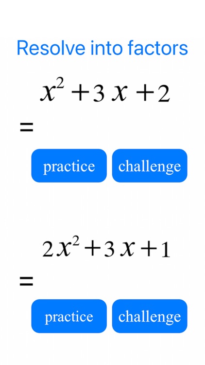 Factorization(Math Drills)