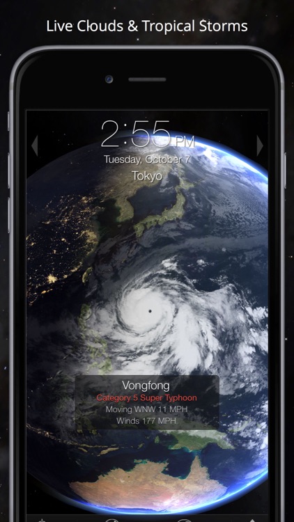 Living Earth - Clock & Weather