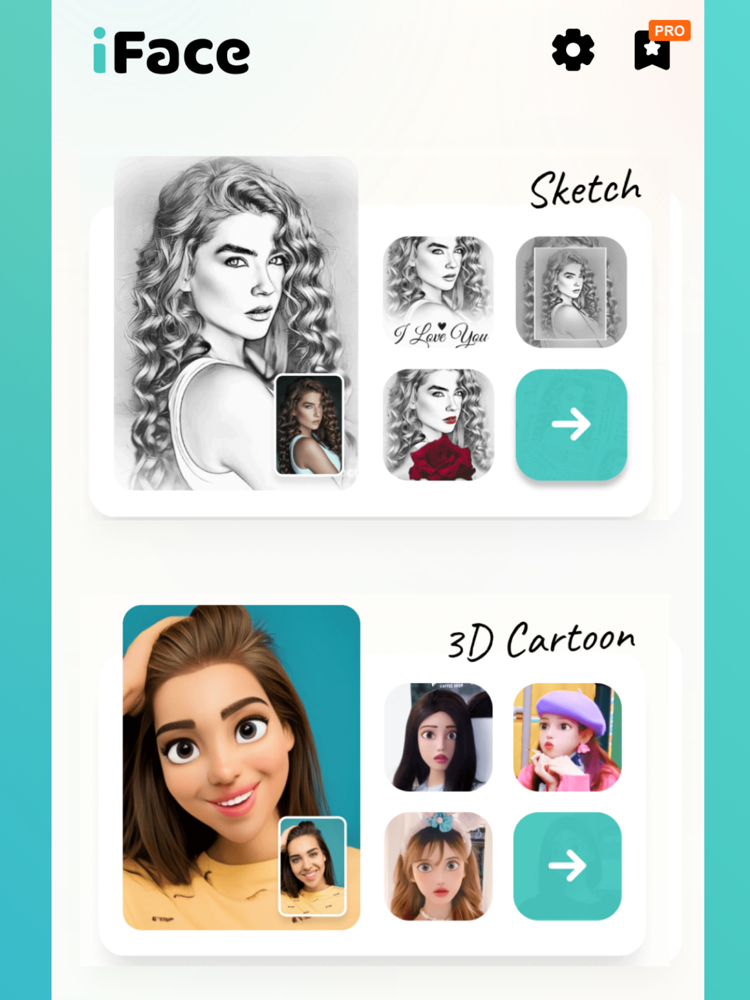 iFace: AI Cartoon Photo Editor App for iPhone - Free Download iFace: AI