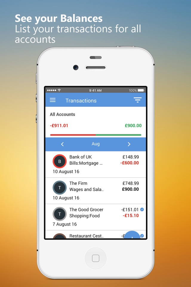 BankTree Personal Finance screenshot 2