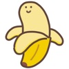 cute banana sticker