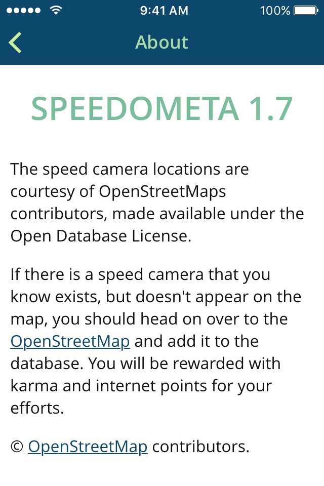 Speedo.meta: GPS Speed Cameras screenshot 4