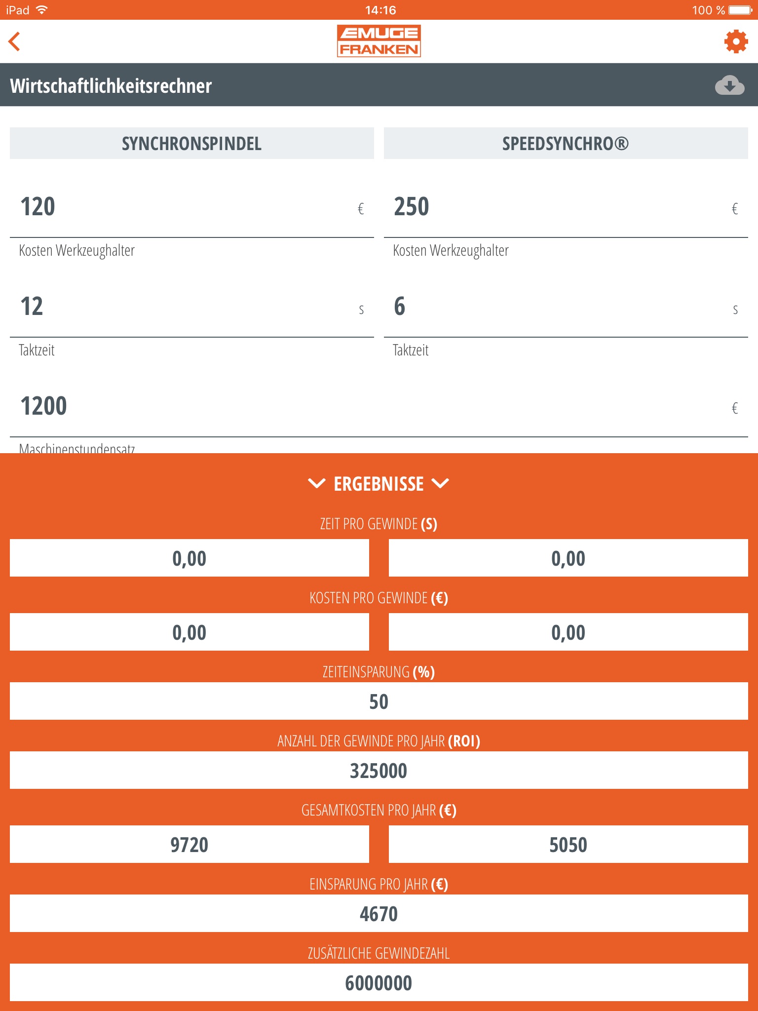 EF Calculator screenshot 3