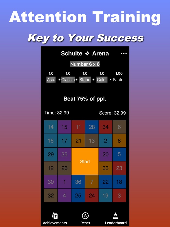 Schulte Arena - Super Brain