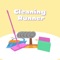 Collect the cloths on the platform without hitting the obstacles and clean the plates on the platform