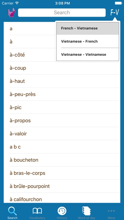 LV Dic: French - Vietnamese