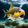 Ferocious Piranha Fish Escape