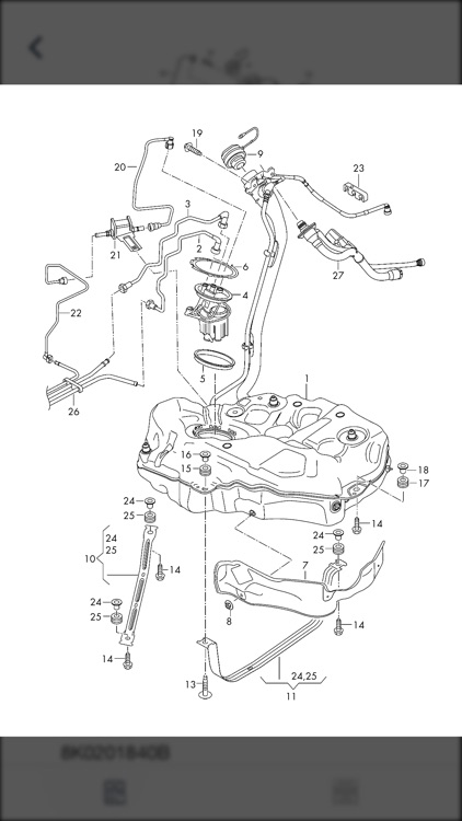 Car parts for Audi - diagrams