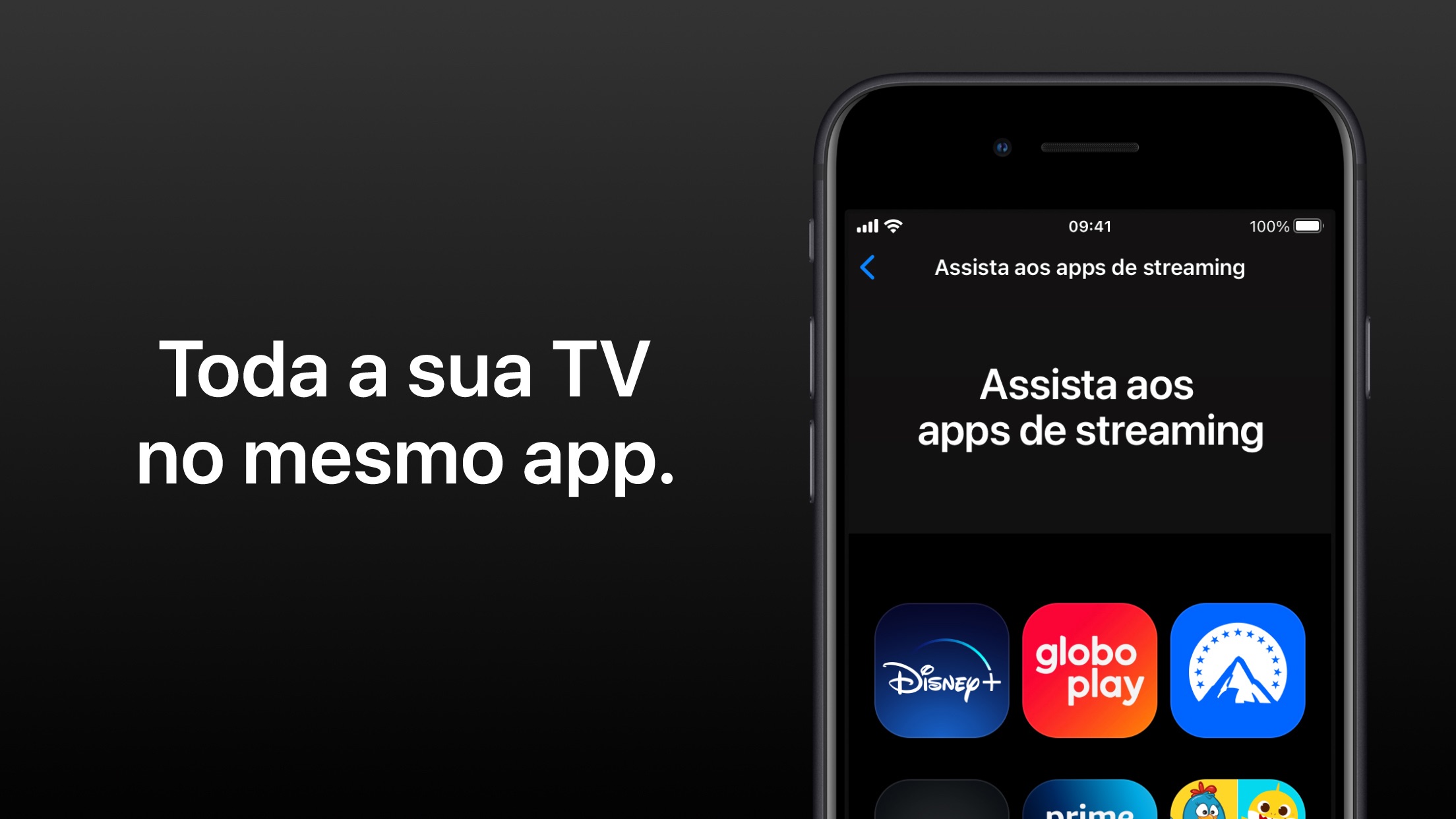 Screenshot do app Apple TV