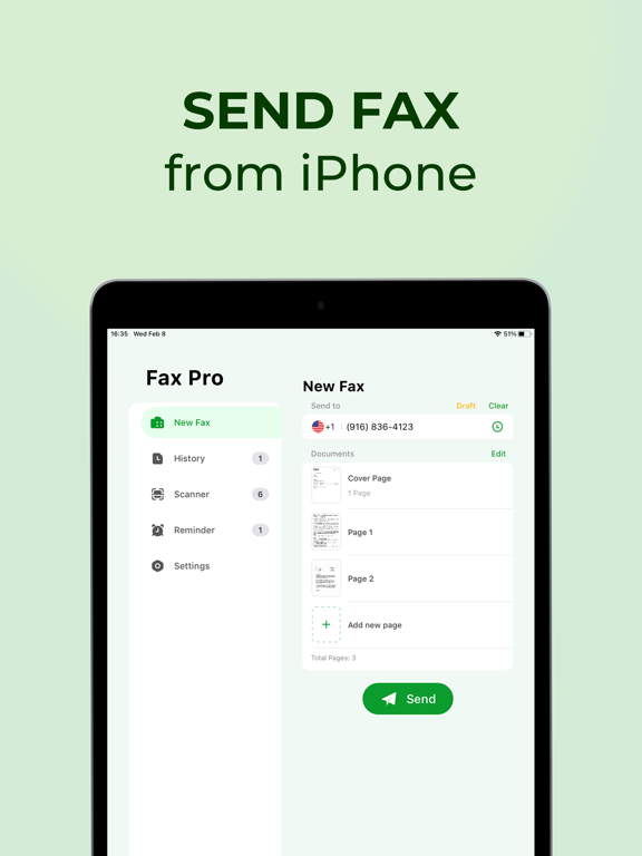 Fax Pro: 2-in-1 Fax & Scanner Screenshots