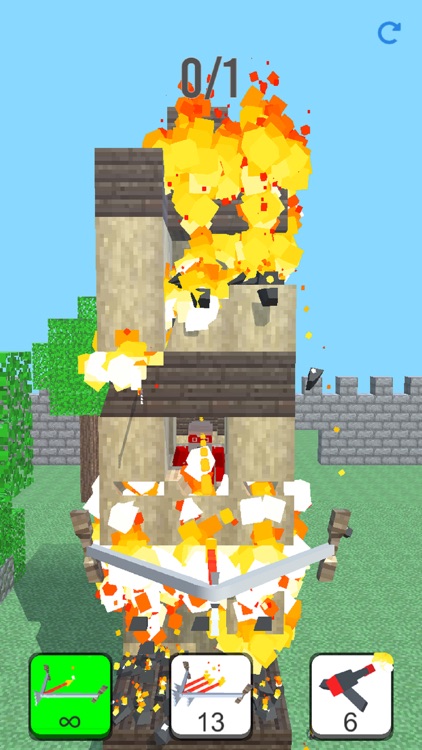 Burn it Down! 3D Pixel Game screenshot-7