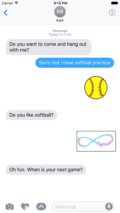 Softball Stickers