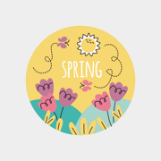 Spring Is Here Stickers