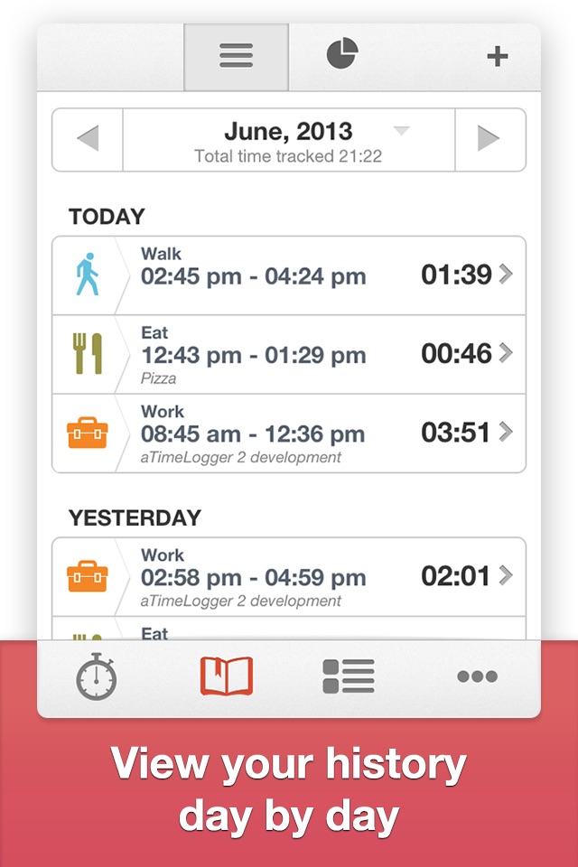 aTimeLogger Time Tracker screenshot 2