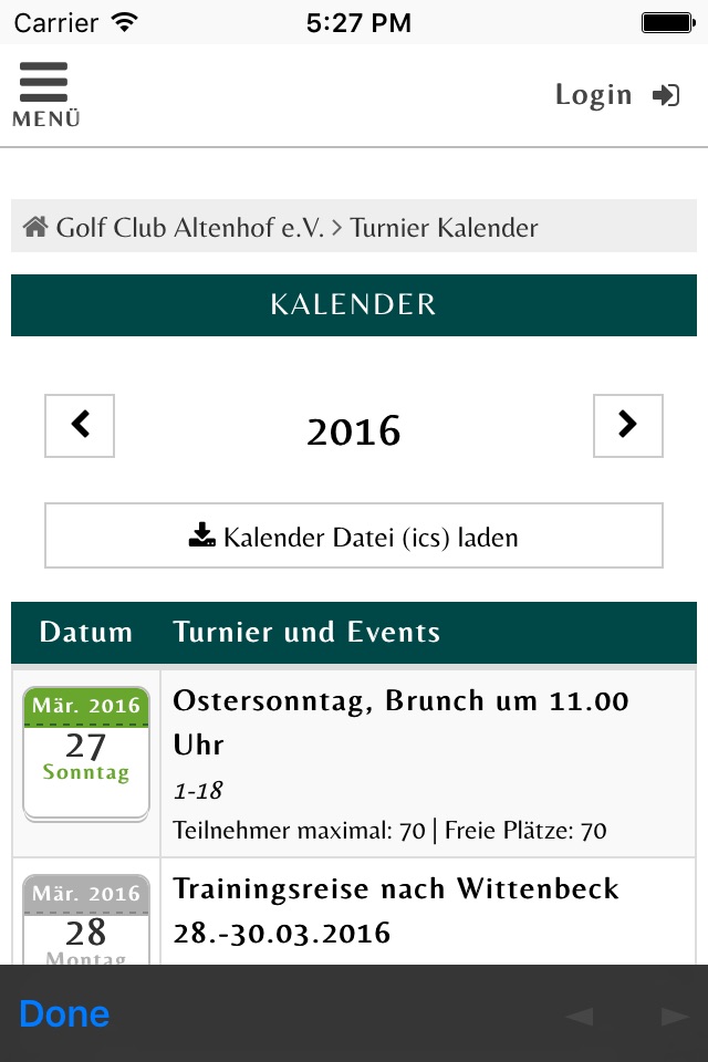 Golf Club Altenhof screenshot 3