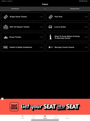 Captura de Pantalla 3 Brooklyn Nets/Barclays Center iphone