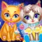 There are three very lovely pet cats in our brand new make up game