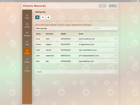 Clients Records and Forms screenshot 3