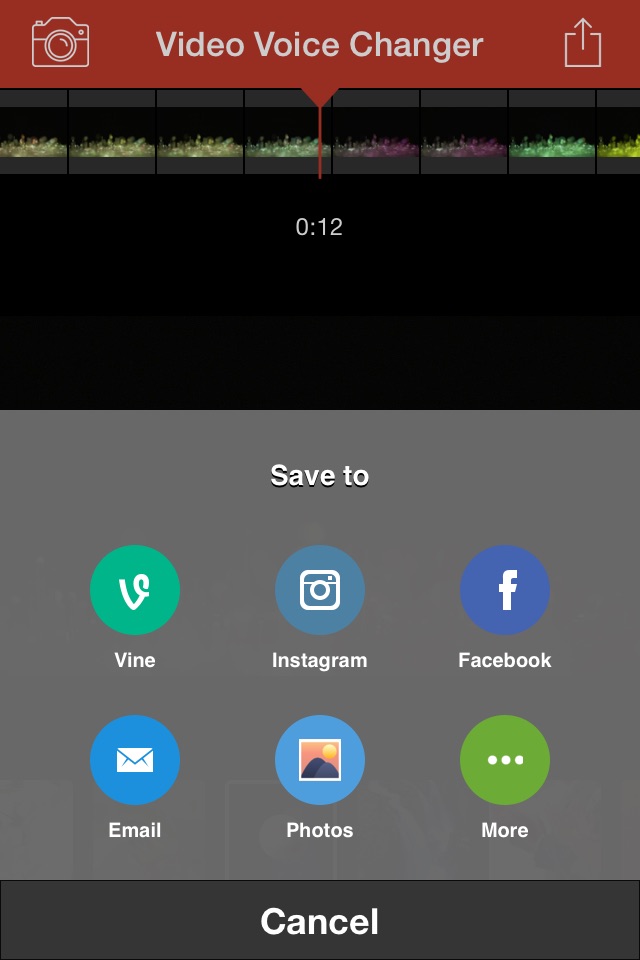 Video Voice Changer-Fun Editor screenshot 3