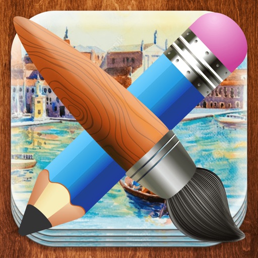 Oil painting: 1-tab art maker