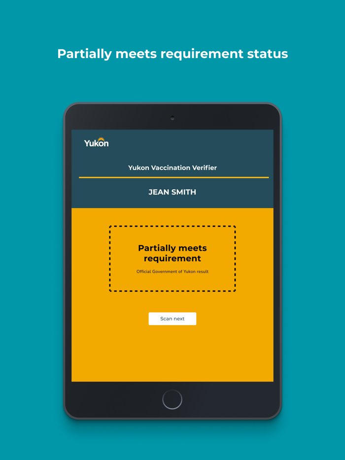 Yukon Vaccination Verifier