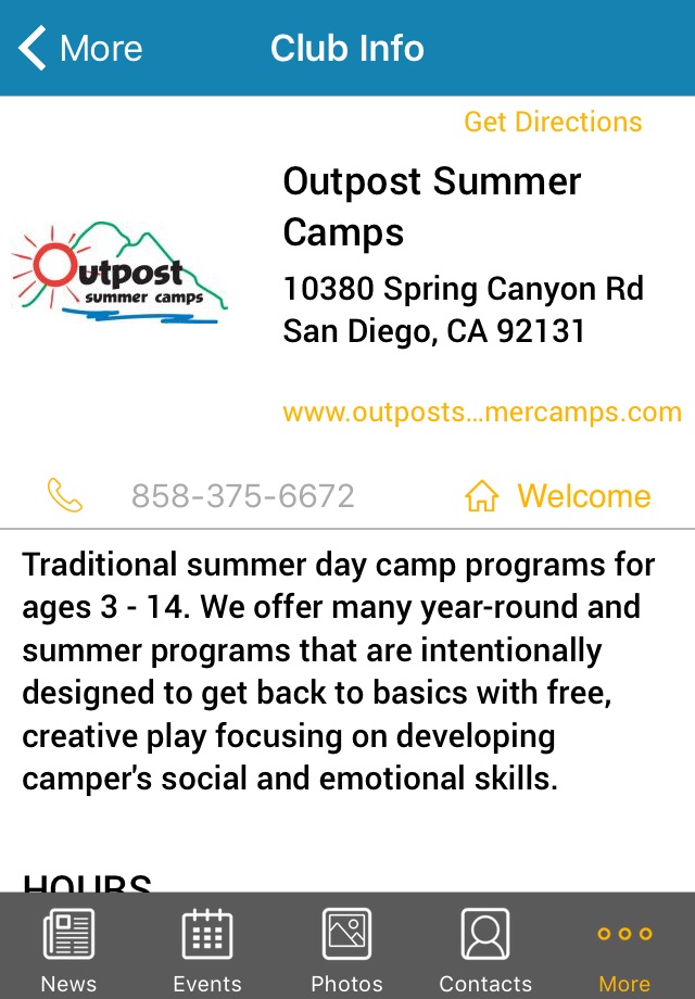 Outpost Summer Camps screenshot 2
