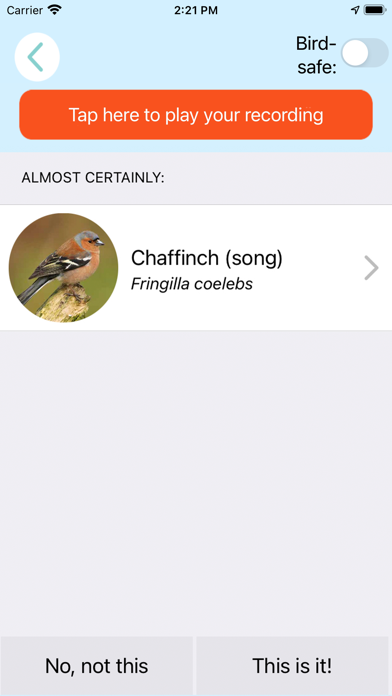 ChirpOMatic - Birdsong Europe Screenshot