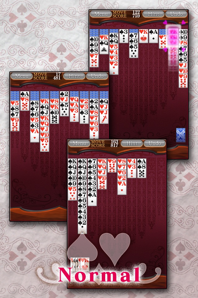 Spider Solitaire -trump game- screenshot 2