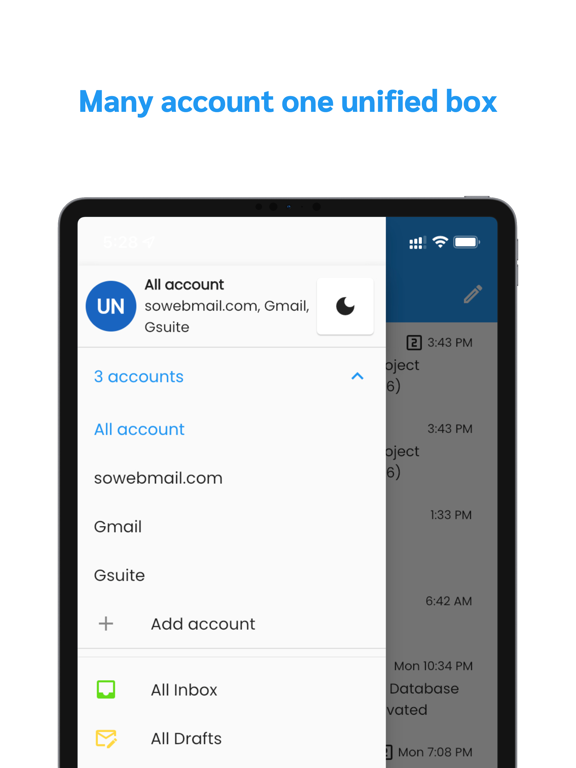 Webmail App screenshot 2