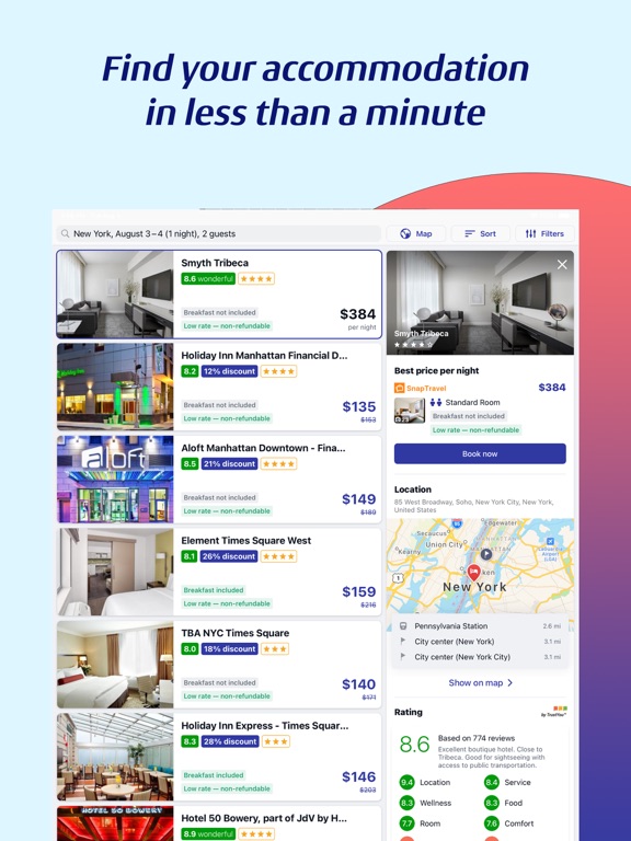 LateKnock Cheap Hotels Booking screenshot 2