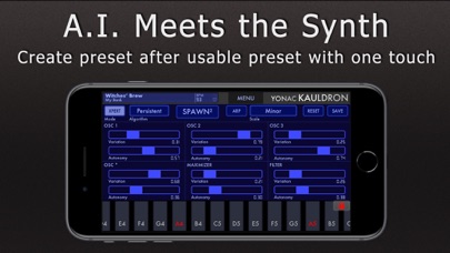 Kauldron Synthesizer Screenshots