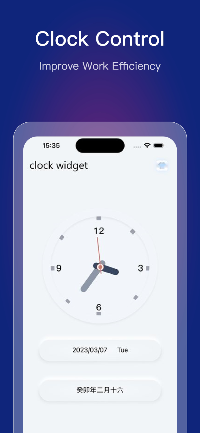 Top Widgets • Icon Theme Clock