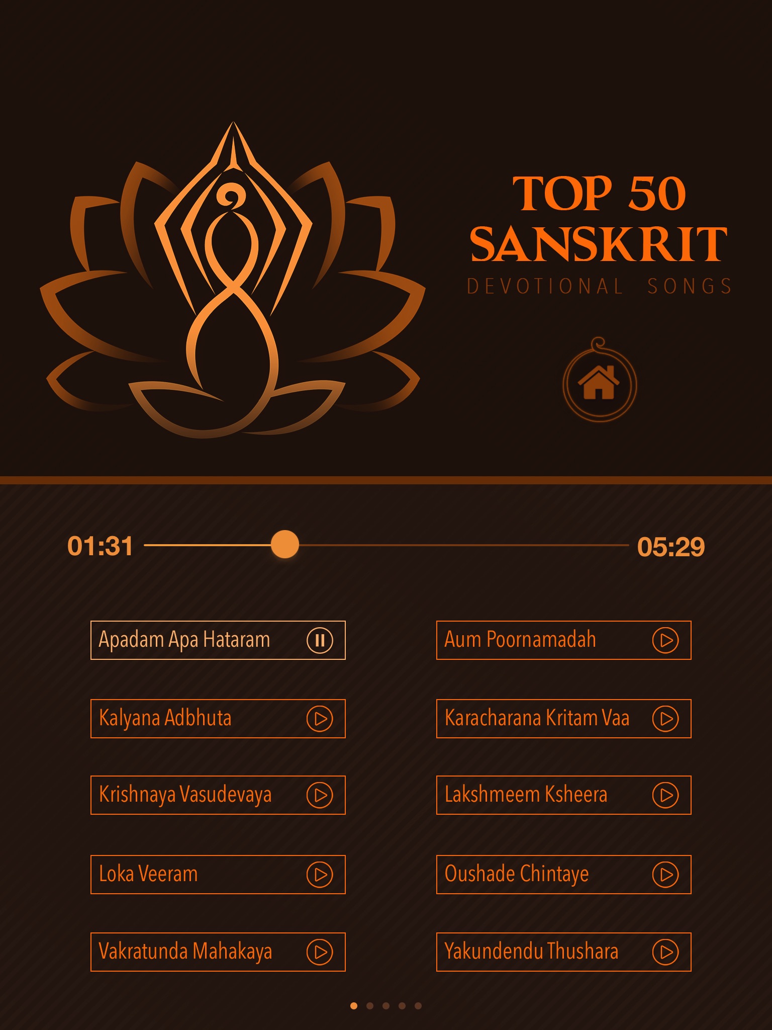50 Sanskrit Devotional Songs screenshot 2
